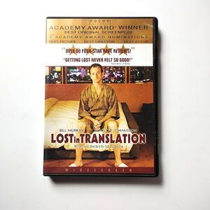Lost in Translation DVD Movie 2004 Comedy Romance Bill Murray Scarlet Johansson